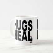 HUGS HEAL Coffee Mok (Voorkant links)