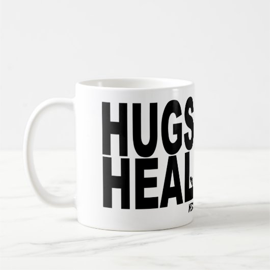HUGS HEAL Coffee Mok (Links)