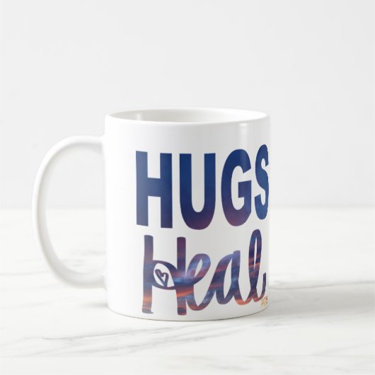 HUGS Heal Coffee Mok (Links)