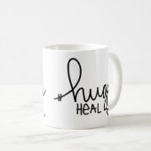 Hugs Heal Coffee Mok (Voorkant rechts)