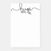 Hugs Heal Post-it Notes (Voorkant)