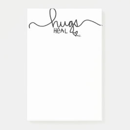 Hugs Heal Post-it Notes