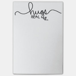 Hugs Heal Post-it Notes