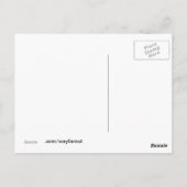 HUGS... Ik mis je Briefkaart (Achterkant)