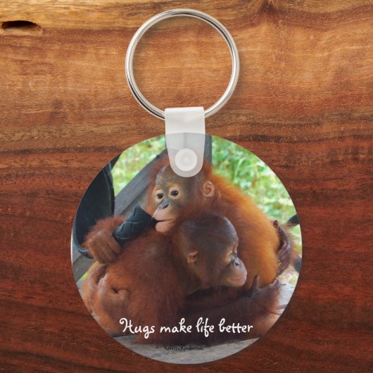 Hugs is belangrijk sleutelhanger (Voorkant)