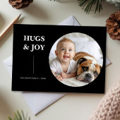 Hugs, Joy & Pawprints Everywhere holiday card Feestdagenkaart
