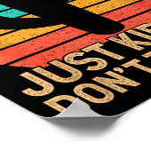 Hugs Just Kidding Don't Touch Me Cactus Humor Hugg Poster (Hoek)