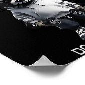 Hugs Just Kidding Don't Touch Me Racoon Workout Gy Poster (Hoek)