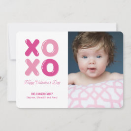 Hugs Kisses Balloon Letter Photo Valentijn Card Feestdagenkaart