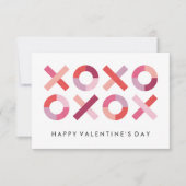 Hugs + Kisses Classroom Valentijn - Blush Kaart (Voorkant)