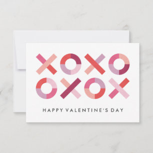 Hugs + Kisses Classroom Valentijn - Blush Kaart