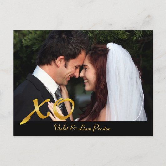 Hugs & Kisses Dank je Briefkaart (Voorkant)