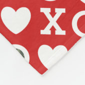 Hugs & Kisses Fleece Throw Deken (Hoek)