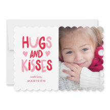 Hugs & Kisses | Fotokaart Valentijnsdag