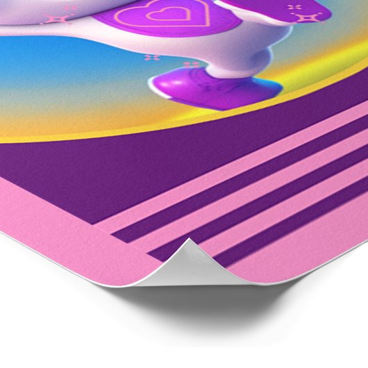 Hugs Kisses & Love Wall Afbeelding Poster (Hoek)