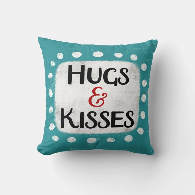 Hugs & Kisses Sierkussen (Voorkant)