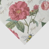 Hugs & Kisses Wild Blossom en Honeybees Tissuepapier (Detail)