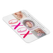 Hugs & Kisses (XOXO) 3 Fotoaankondiging Magneet (Rechterzijde)