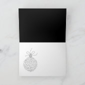 HUGS n KISSES PHOTO Xmas Kaart Modern Robin (Binnen)