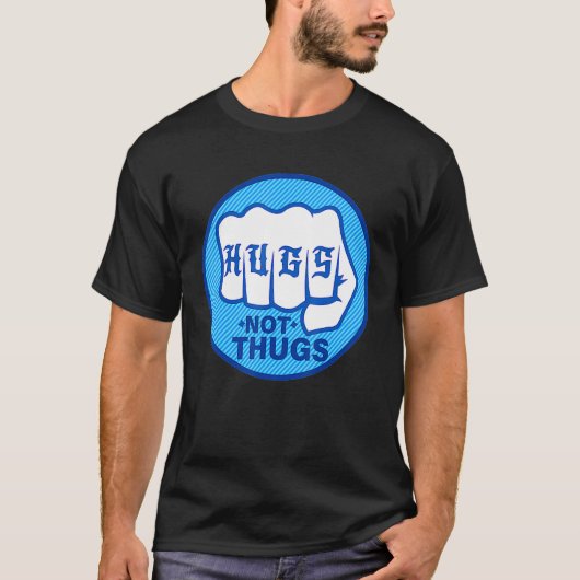 HUGS NOT THUGS 2 T-SHIRT (Voorkant)
