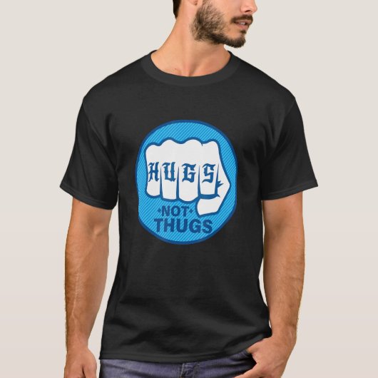 HUGS NOT THUGS T-SHIRT (Voorkant)