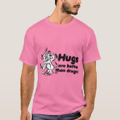 Hugs of drugs? t-shirt (Voorkant)
