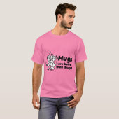Hugs of drugs? t-shirt (Voorkant volledig)