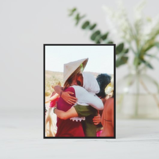 Hugs op de Dancefloor Briefkaart (Staand voorkant)