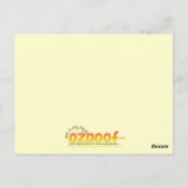 Hugs op de Dancefloor Briefkaart (Achterkant)