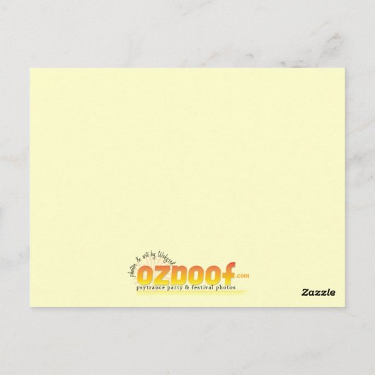 Hugs op de Dancefloor Briefkaart (Achterkant)