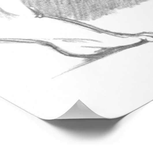 Hugs Poster - Loving Embrace Figuur Study Tekening (Hoek)