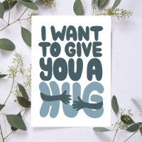 Hugs Sympathie Wenskaart