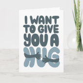 Hugs Sympathie Wenskaart Kaart (Voorkant)