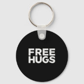 Hugs Tee - Funny Hugs Sleutelhanger (Voorkant)