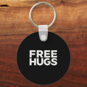 Hugs Tee - Funny Hugs Sleutelhanger (Voorkant)