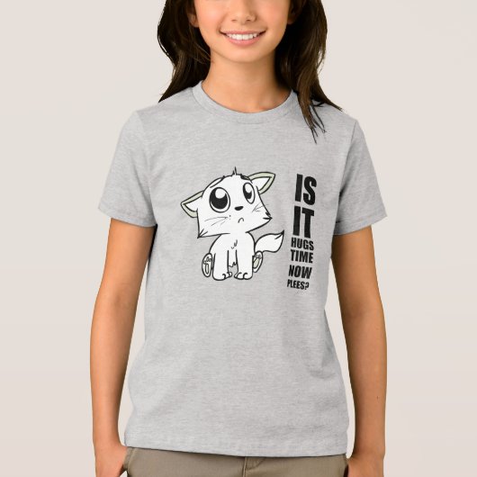 Hugs time Tri-Blend shirt (Voorkant)