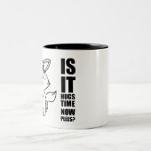 Hugs time tweekleurige koffiemok (Center)