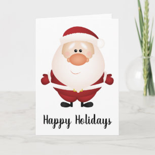 Hugs uit het Wenskaart van Santa Claus Feestdagen Kaart