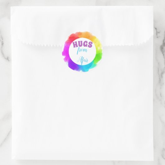 HUGS VAN AFAR RONDE STICKER (Tas)