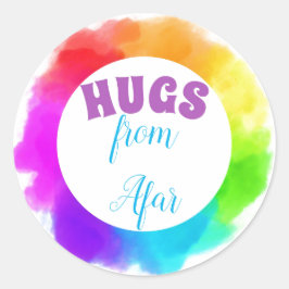 HUGS VAN AFAR RONDE STICKER