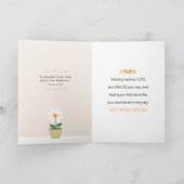 Hugs voor genezing worden goed met gebandage en bl kaart (Binnen)