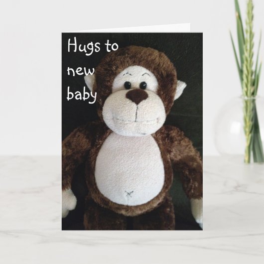 HUGS VOOR JE NIEUWE BABY KAART (Voorkant)