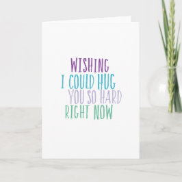 Hugs zo harde citaatkaart kaart