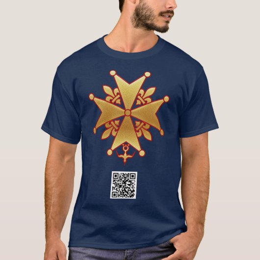 HUGUENOT CROSS T-SHIRT (Voorkant)