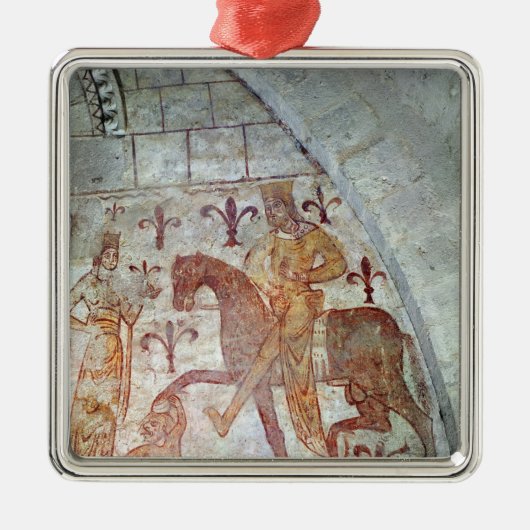 Hugues IX Lusignan Metalen Ornament (Voorkant)