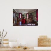 Huguette Clark's slaapkamer - Butte Montana Poster (Keuken)