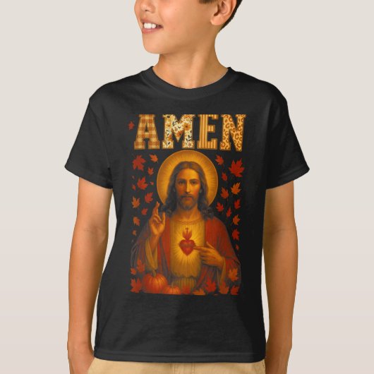 Hugvyn Amen Fall Jesus Christian Bible Verses Than T-shirt (Voorkant)