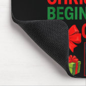 Hugvyn Christmas Begins With Christ Jesus Cross Ch Muismat (Hoek)