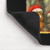 Hugvyn Christmas Santa Chicken Crazy Eagerlys Roos Muismat (Hoek)