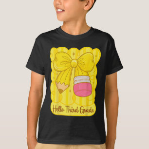 Hugvyn Ck naar school Coquette potlood derde leerj T-shirt